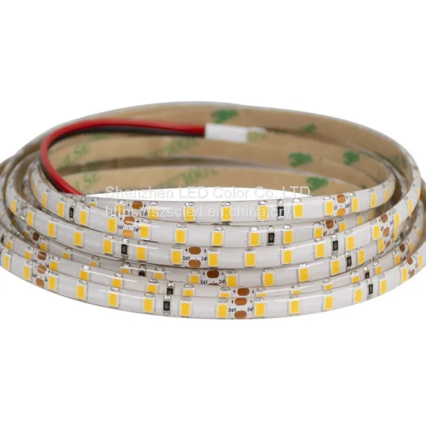 ShenZhen Factory High Quality 2835 Warm White 3500k SMD 120 Leds/m IP65 Waterproof 10mm Flexible LED StripHigh Quality Cheap Price LC3528 60 Pixel /m IP 20 4.8w/m DC12V Blue Color Addressable Led Strip Light photo-2