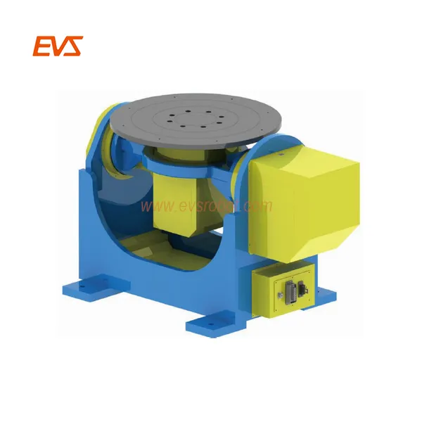 Small Payload Welding Rotary Positioner For Robotic Welding Station photo-3