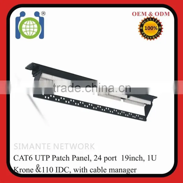 UTP CAT6 24 Port RJ45 Patch Panel photo-3