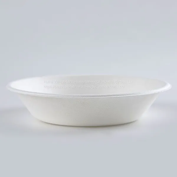 Disposable Biodegradable 7INCH Bowl Take Away Sugarcane photo-4