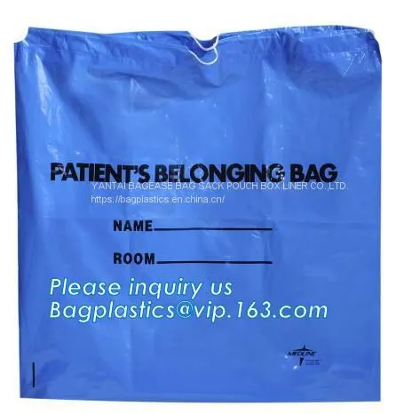 Biodegradable Drawstring Patient Belongings Bag,Manufacturer of Patient Belonging Bag With Rigid Handle OEM Available Online Manufacturer photo-5