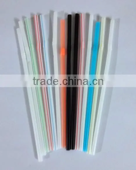 PE Plastic Drinking Straw Extrusion Making Machine / Flexible PP HAS Video Straight for Juice Coffee Stir Milk 7.2*1.3*1.5m 14KW photo-3