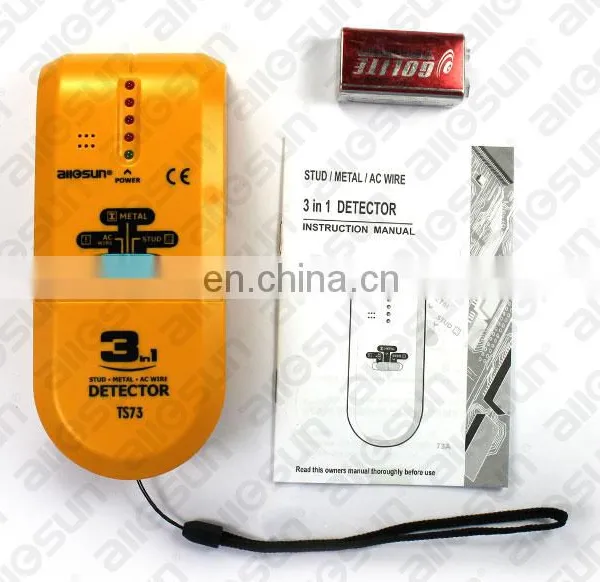 Allosun TS73 3 in 1 Stud Finder Wall Wood Detector New Wall Scanner Metal Detector Tools Wire Detector photo-2