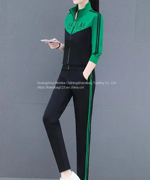 Autumn Fashion Sweater Two-Piece Women's Spring And Autumn Sportswear Suit photo-4