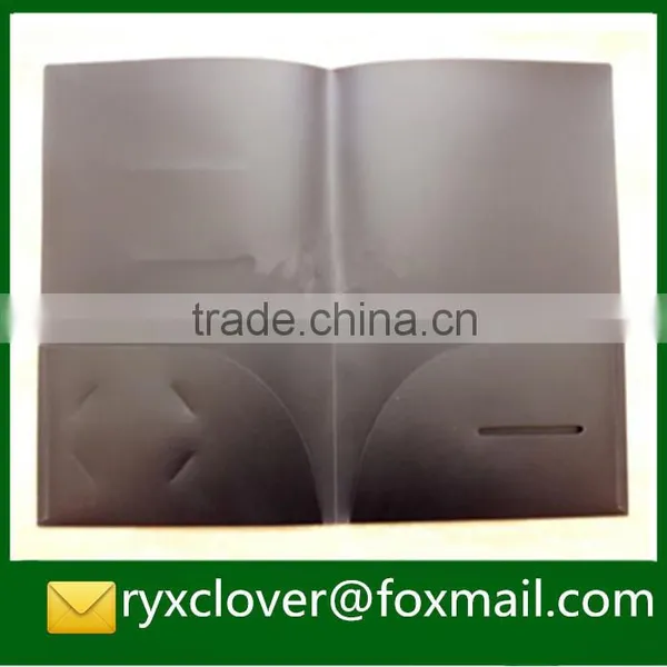 Factory Wholesale A4 Size PP Plastic Folders With Pocket photo-6