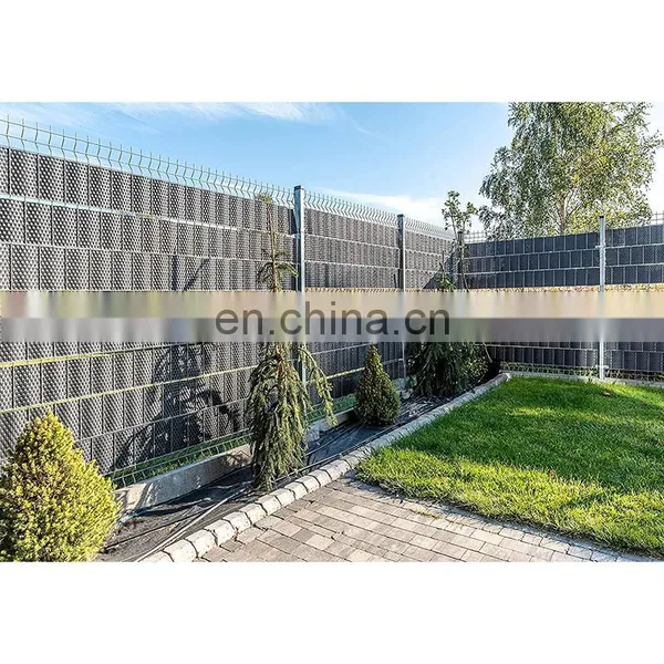 Pivacy Screen Strips Rattan Double Rod Mats 19 x 255 cm Including Fixing Clips Bar Mat Fence 2.5 m Anthracite photo-3