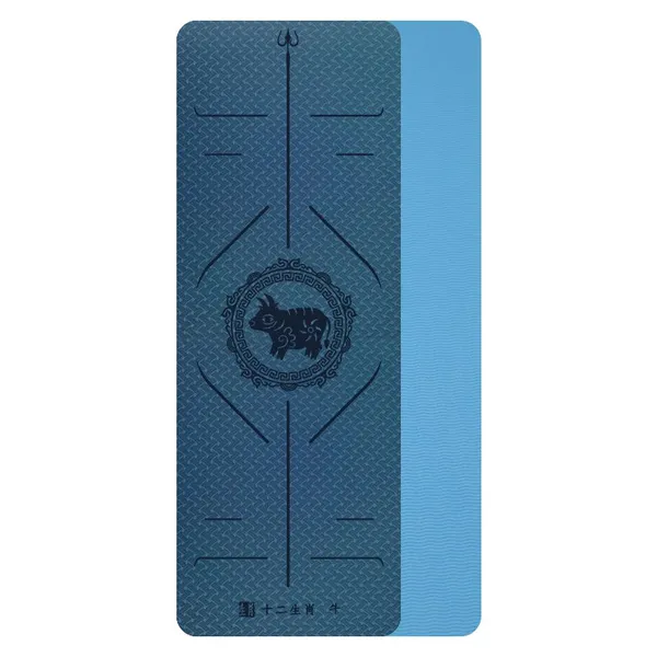 Custom Print Logo Eco-friendly Thick Anti Slip Tpe Yoga Mat Manufacturer photo-3