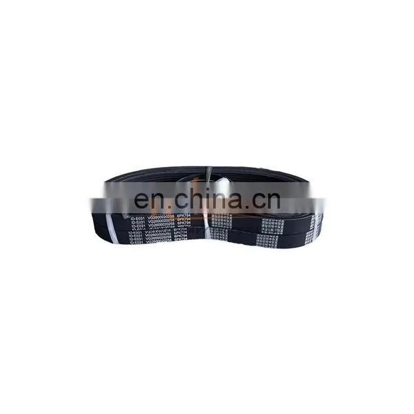 VG2600020258 Belt Engine Parts Original Engine Spare Parts for HOWO Truck 10wheeler photo-3