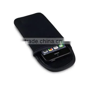 Plain Black Case Cover Protector Carrying Pouch For 5.5 Inch Cell Phone photo-2