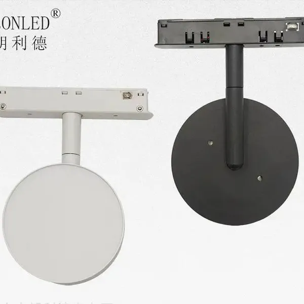 Factory Directly Sale Led Magnetic Light Track Aluminum DC48V Track Rail Ceiling Magnetic Track photo-3