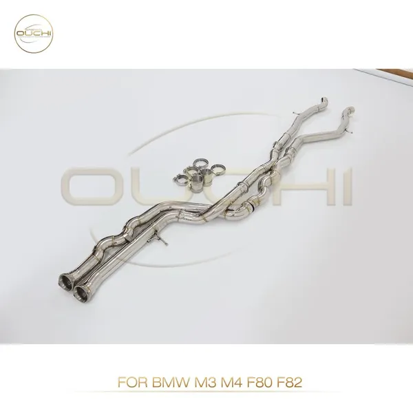 for BMW M2 G87/M2C F87/M3 M4 F80 F82/M3 M4 G80 G82 Mid Pipe Exhaust System Center Section Lightweight Race Upgrade Deeper Sport Sound photo-4