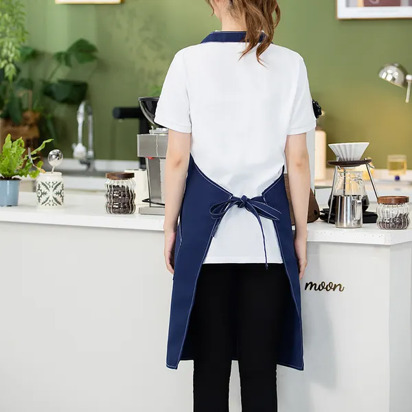 Bulk Custom Branding Waterproof Slide-Buckle Apron Breathable Polyester 5 Colors for Cleaning Kitchen Usage Chef's Bib Waist photo-5