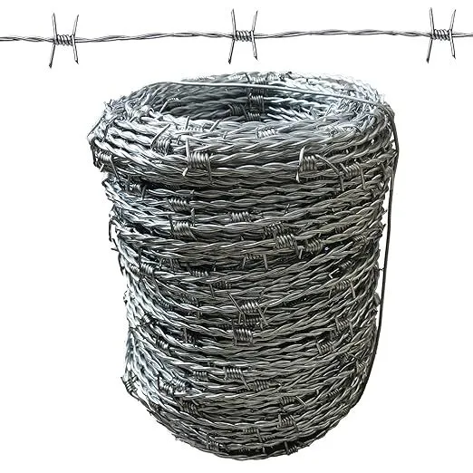 Galvanized Steel Farm Wire Stainless Steel Barbed Wire Rolled Fencing for Prisons