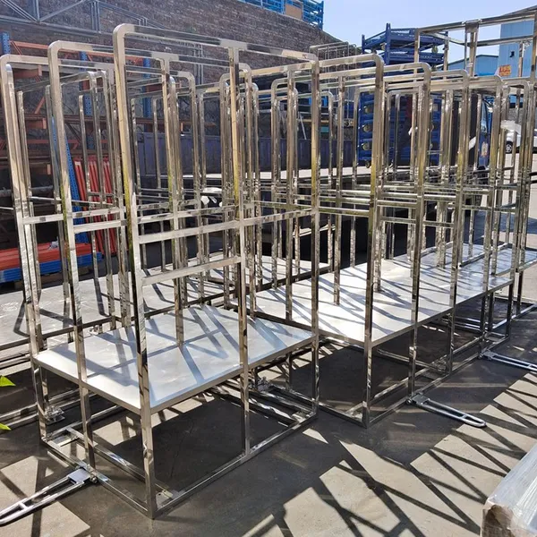 Standard-Compliant Metal Container Trolley for Warehouse Operations photo-3