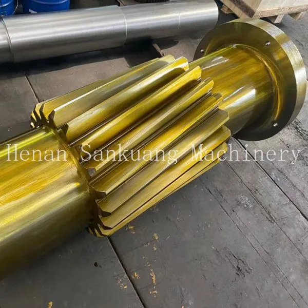 Worm Shaft Bevel Pinion Shaft Set With Mill Test Report & 12 Months Warranty Support photo-4