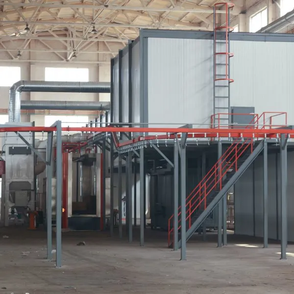 High-Speed Electrostatic Powder Coating Line for Industrial Metal Products