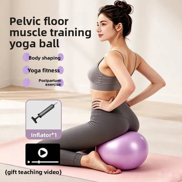 Hot Sale Customized Size and Color Gym Pvc Yoga Ball Thickened Explosion-Proof and Non-Slip Pilates Ball for Yoga Practice photo-2