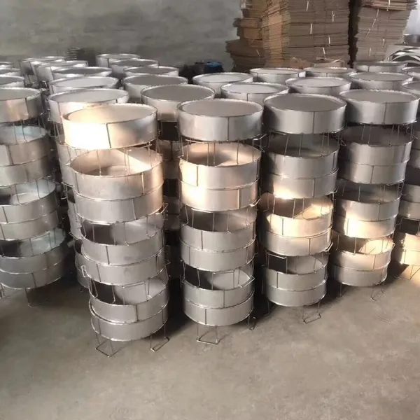 304 Stainless Steel Wedge Wire Filter Basket, 0.25mm Slot, 220V Vibration Motor, Customizable Length photo-4