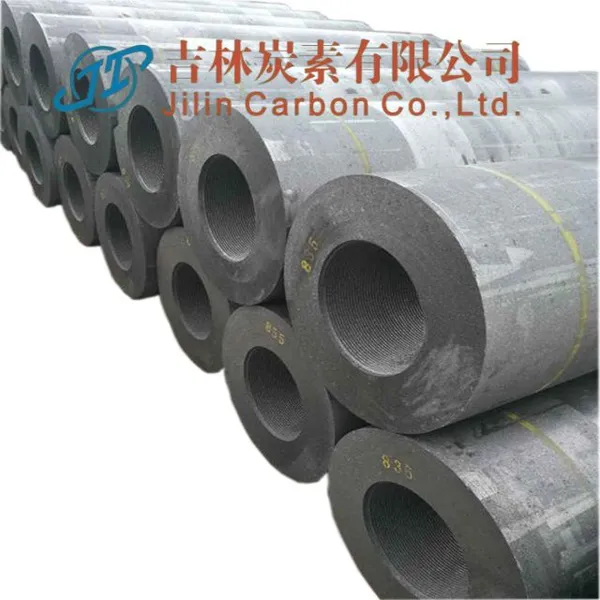 Jilin Carbon Graphite Electrode for LF Refining Furnace HP 350mm High Thermal Conductivity Carbon Material photo-5