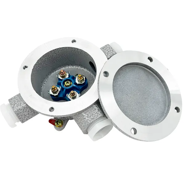 3 Way Explosion Proof Junction Box DN20 IP66 Die Cast Aluminum Cable Branch Box