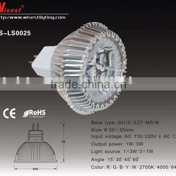 WS-LS0025 Mr16 Led Spotlight