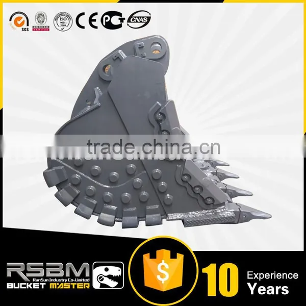 HOT Product HARDOX500 NM400 ISO-certified Excavator Reinforced Bucket for 1-80t Excavator photo-2
