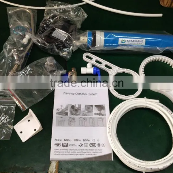 Best Domestic 5 Stage Home Wall-mount Bule Color RO Water Purifier Machine LED Display photo-3