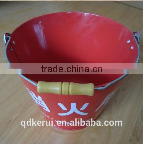 Fire Fighting Steel Bucket