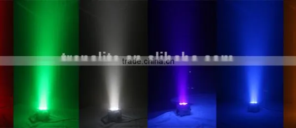 High Quality 6PCS Colorful Battery Powered&pluged Led Par Light photo-2