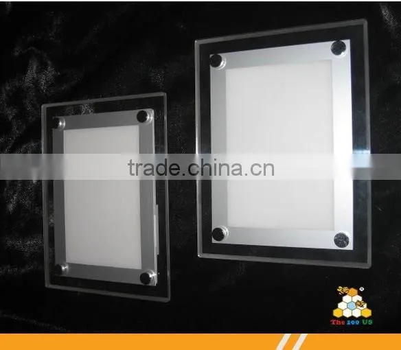 Acrylic Slim Wall Mounted Advertising Crystal LED Light Box photo-5