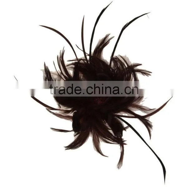 Fancy Feather Hair Fascinator/Clip/Barrettes photo-6