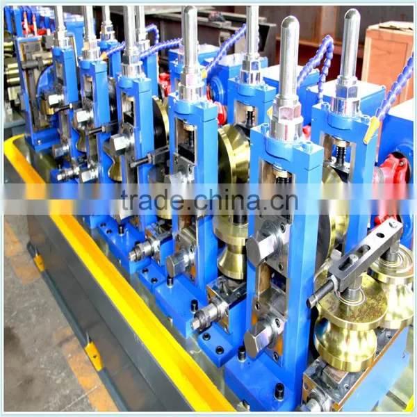 Welded Steel Tube Roll Former Mill Welded Pipe Roll Forming Machine Round/square Pipe Machinery, High Frequency Welding photo-4
