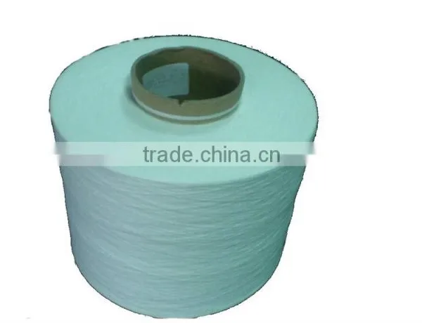 1/20 NE 100% POLYESTER MJS WAXED RAW WHITE YARN ON CONE