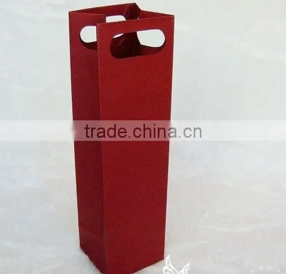 2015 Cheap Personalized Durable Paper Wine Bottle Bag photo-3