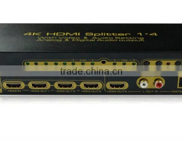 HDMI 4 Port Way Distribution Splitter 1x4 1 In 4 Out photo-3