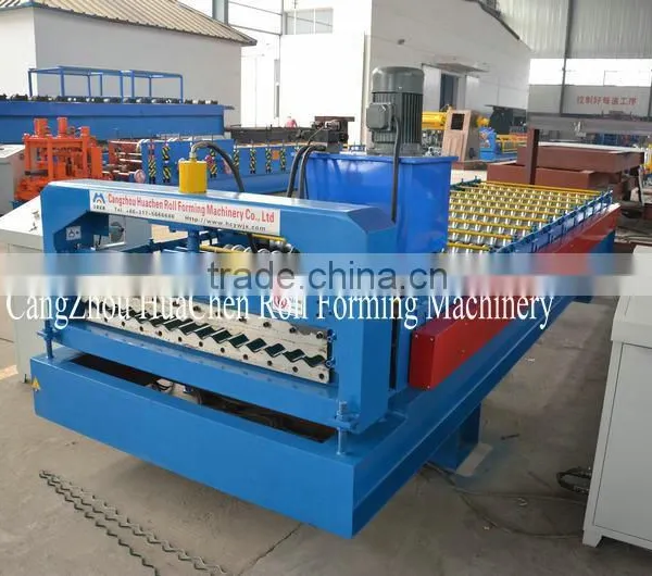 HOT SALE! China Fully Automatic Corrugated Sheet Metal Roof Making Machine photo-2