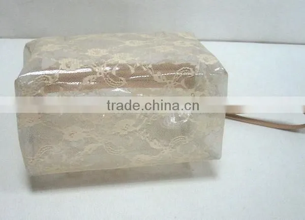 Popular Beauty Transparent With Mesh Cosmetic Bag photo-4