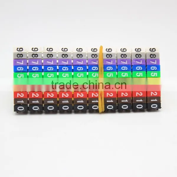 High Quality Colorful Numeric and Letter Cable Marker Strips