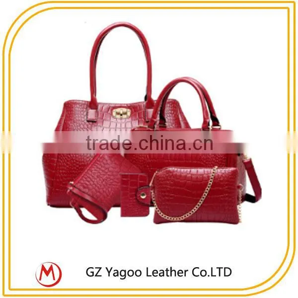 4pcs in 1 Set Branded Tote Women Handbag photo-4