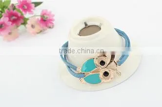>>New Arrival SW16481 Cute Promotion Owl Charm Bracelet/ photo-4
