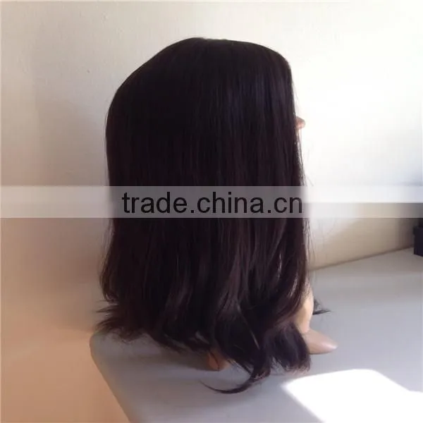 Wholesale 100% European Human Hair Silk Top Jewish Wig Kosher Wigs photo-5