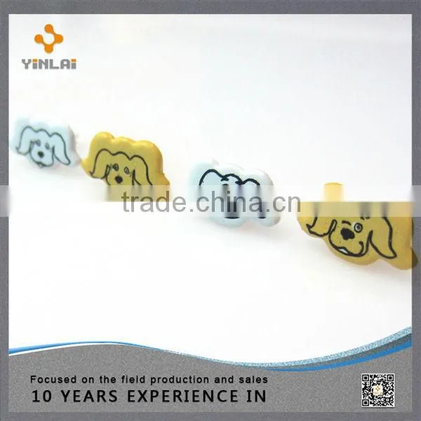 Metal Yellow Dog Brads photo-2