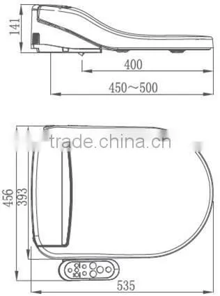 Electronic Toilet Automatic Seft-clean Toilet Seat photo-2