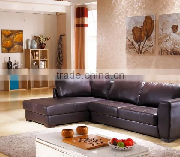 Hot Sale Living Room Soft and Leisure Leather Sofa photo-2