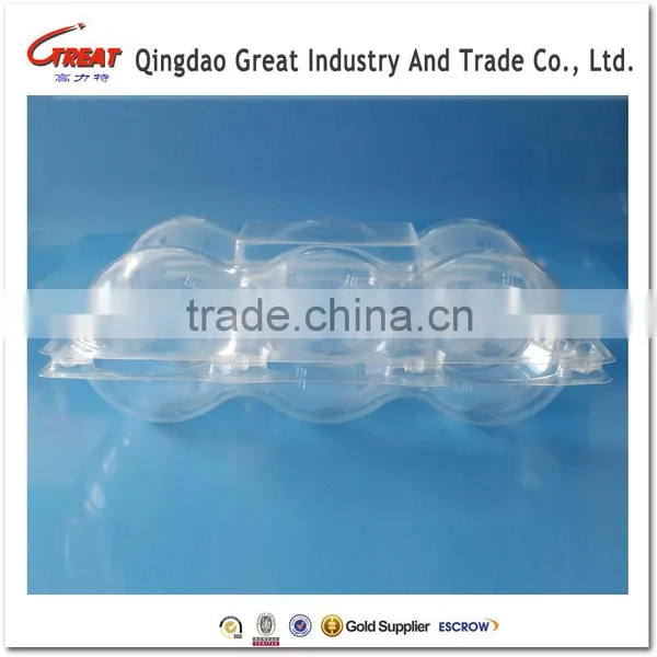 Clamshell Blister Fruit Packaging Tray for Peaches and Apples 6 Pcs photo-5