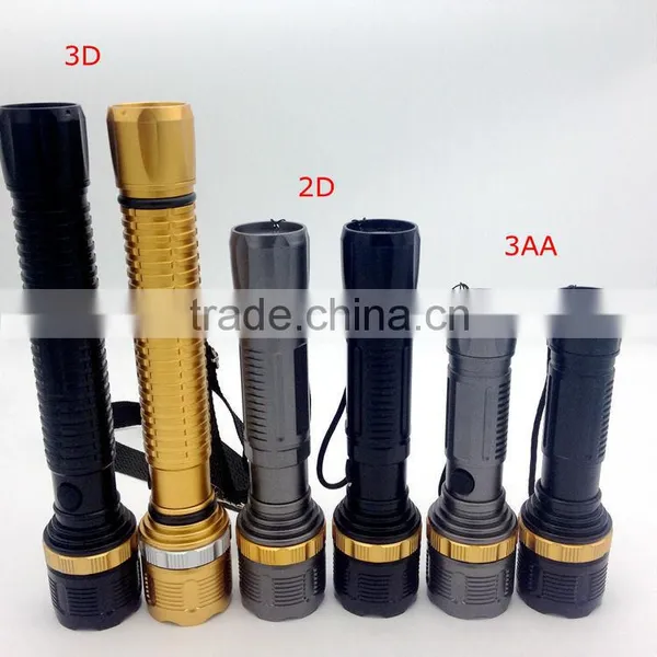 1W Powerful Led With 3D Batteries Zoom Adjustable Flashlight photo-2