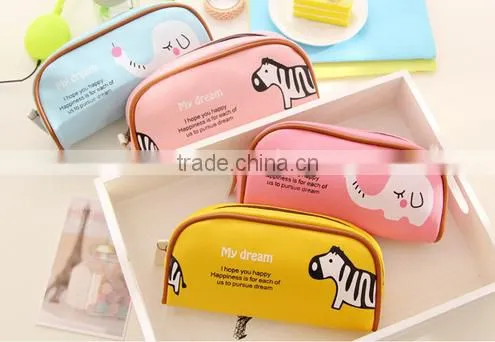 Hot Sale Custom PU Leather Pencil Case With Low Price photo-2