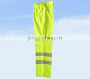 Yellow Pockets Tight Fabric for Safety Pants for Construction photo-2