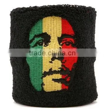 Sports Sweatband+cotton+embroidered Logo
