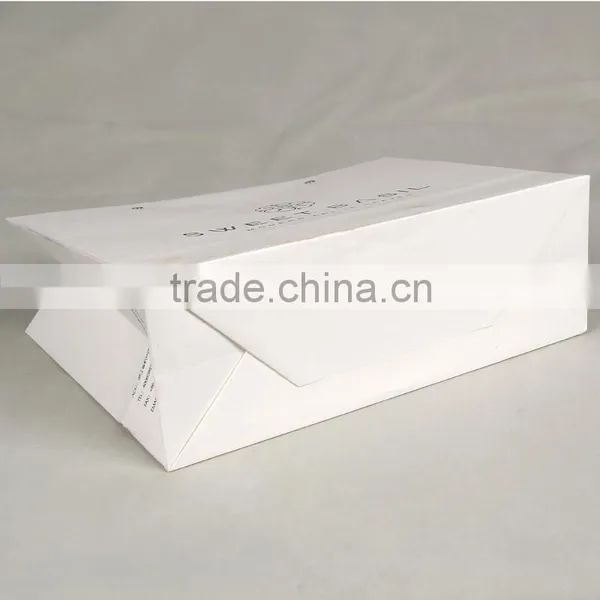 Recyclable Medium Hand Length Handle Specialty Paper Bag for Shopping Packaging photo-5